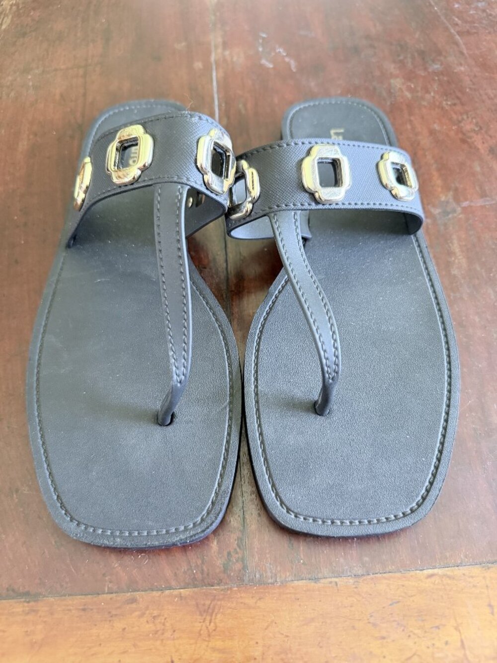 Larroude Milan Sandal in Black Size 10/11